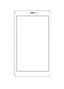 Replacement Front Glass For Champion Wtab 7.4 3g Surf White By - Maxbhi.com