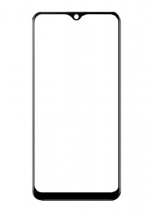 Replacement Front Glass For Vivo U10 Black By - Maxbhi Com
