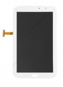 LCD with Touch Screen for Samsung GT-N5110 - White