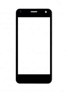 Replacement Front Glass For Lava Iris X1 Black By - Maxbhi.com