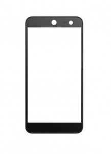 Replacement Front Glass For Micromax Canvas Xpress 2 E313 Black By - Maxbhi.com