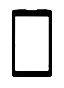 Replacement Front Glass For Lg Kp501 Cookie Black By - Maxbhi.com