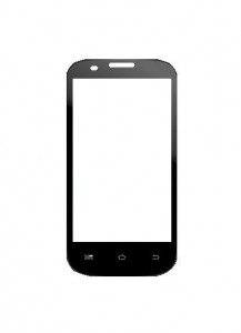 Replacement Front Glass For Micromax A89 Ninja Black By - Maxbhi.com