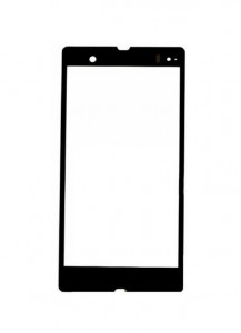 Replacement Front Glass For Sony Xperia Z Lt36 Purple By - Maxbhi.com