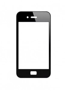 Replacement Front Glass For Xiaomi M1 Black By - Maxbhi.com