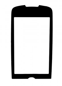 Replacement Front Glass For Samsung A817 Solstice Ii White By - Maxbhi.com