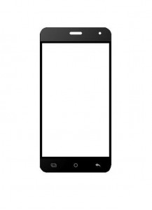 Replacement Front Glass For Karbonn K9 Smart Yuva Black By - Maxbhi.com