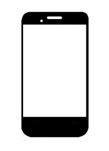 Replacement Front Glass For Intex Aqua V5 Grey By - Maxbhi.com
