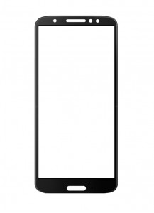 Replacement Front Glass For Motorola Moto G6 Black By - Maxbhi.com