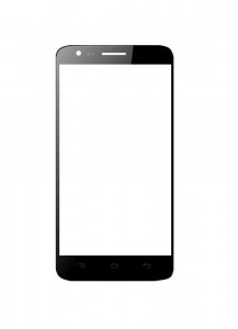 Replacement Front Glass For Videocon Z50q Star White By - Maxbhi.com