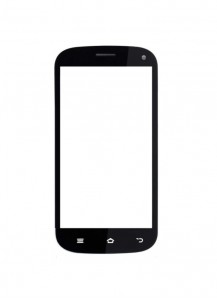 Replacement Front Glass For Rio Mobile New York Black By - Maxbhi.com