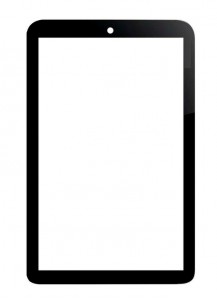 Replacement Front Glass For Acer Iconia W3810 64gb Black By - Maxbhi.com