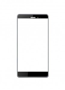 Replacement Front Glass For Centric P1 Grey By - Maxbhi.com