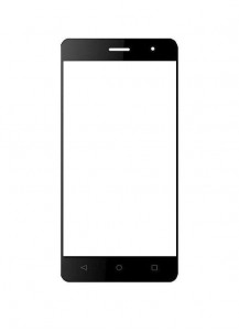 Replacement Front Glass For Jinga A502 Black By - Maxbhi.com