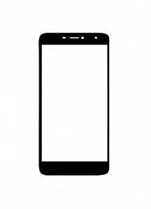 Replacement Front Glass For Blu Studio Xl2 Black By - Maxbhi.com