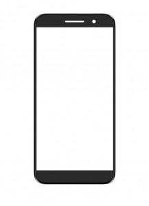 Replacement Front Glass For Vodafone Smart E9 Black By - Maxbhi Com