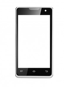 Replacement Front Glass For Xolo Q500 Black By - Maxbhi.com