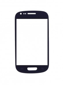 Replacement Front Glass For Samsung I8200 Galaxy S Iii Mini Value Edition Black By - Maxbhi.com