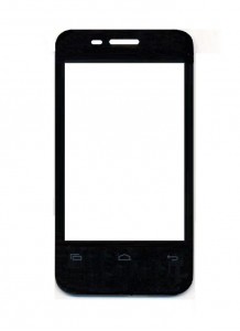Replacement Front Glass For Micromax A56 Superfone Ninja 2 White By - Maxbhi.com