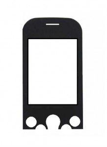 Replacement Front Glass For Lg Intouch Ks360 Blue By - Maxbhi.com
