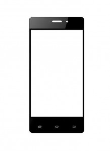 Replacement Front Glass For Spice Xlife 435q Black By - Maxbhi.com