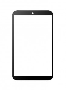 Replacement Front Glass For Alcatel Pop 8s Black By - Maxbhi.com