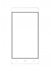 Replacement Front Glass For Lephone W7 Plus White By - Maxbhi.com