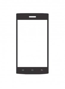 Replacement Front Glass For Rage Attitude 4.0 Black By - Maxbhi.com
