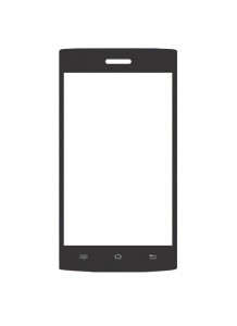 Replacement Front Glass For Rage Attitude 4.0 White By - Maxbhi.com