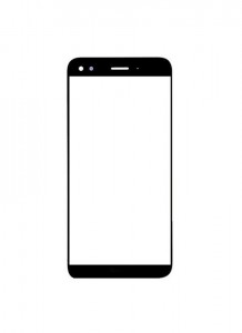 Replacement Front Glass For Huawei Enjoy 7 Red By - Maxbhi.com