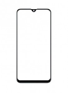 Replacement Front Glass For Oppo K5 Black By - Maxbhi Com