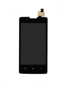 Lcd With Touch Screen For Lenovo A600e Black By - Maxbhi.com