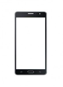 Replacement Front Glass For Samsung Galaxy On7 Black By - Maxbhi.com