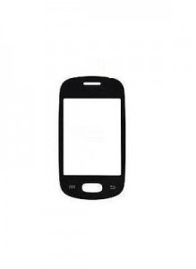 Replacement Front Glass For Samsung Galaxy Star S5282 With Dual Sim Black By - Maxbhi.com