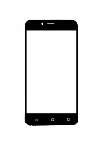 Replacement Front Glass For Intex Aqua Turbo 4g Black By - Maxbhi.com
