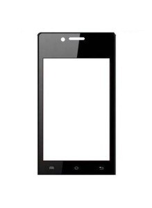 Replacement Front Glass For Lava Iris 370 Black By - Maxbhi.com