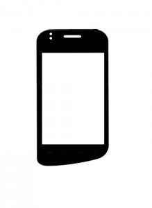 Replacement Front Glass For Celkon A85 Black By - Maxbhi.com