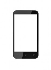 Replacement Front Glass For Htc Desire Vt Black By - Maxbhi.com