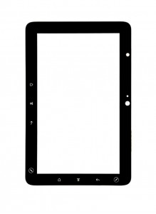 Replacement Front Glass For Htc Evo View 4g Black By - Maxbhi.com