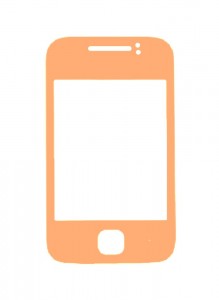 Replacement Front Glass For Samsung Galaxy Y S5630 Orange By - Maxbhi.com