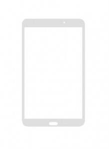 Replacement Front Glass For Samsung Smt330 White By - Maxbhi.com