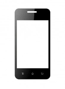 Replacement Front Glass For Spice M6100 White By - Maxbhi.com