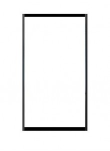 Replacement Front Glass For Zte Axon 7 Mini Black By - Maxbhi.com