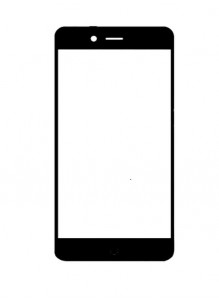 Replacement Front Glass For Zte Nubia Z11 Black By - Maxbhi.com