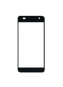 Replacement Front Glass For Kyocera C6750 Black By - Maxbhi.com