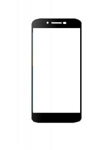 Replacement Front Glass For Maxwest Gravity 5 Lte Black By - Maxbhi.com