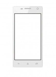 Replacement Front Glass For Maxx Ax5 Plus Black By - Maxbhi.com