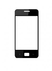 Replacement Front Glass For Fly E402 White By - Maxbhi.com