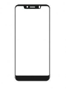 Replacement Front Glass For Ivoomi Innelo 1 Red By - Maxbhi Com