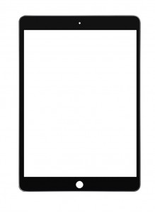 Replacement Front Glass For Apple Ipad 10 2 Black By - Maxbhi Com